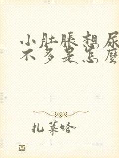 小肚胀想尿也尿不多是怎么回事