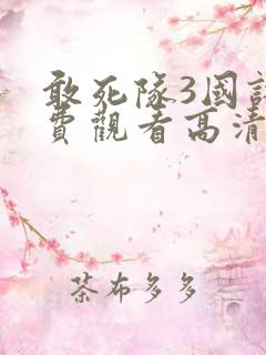 敢死队3国语免费观看高清完整版