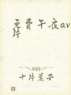 免费午夜av毛片