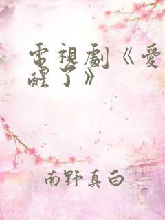 电视剧《爱情睡醒了》