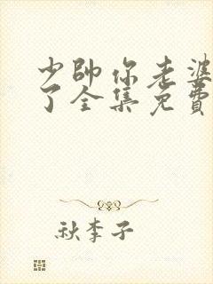 少帅你老婆又跑了全集免费播放