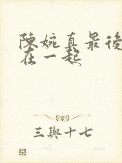 陈婉真最后和谁在一起