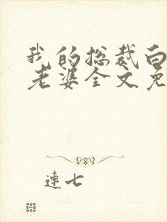 我的总裁白富美老婆全文免费下载