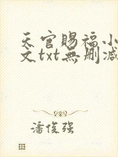 天官赐福小说全文txt无删减下载