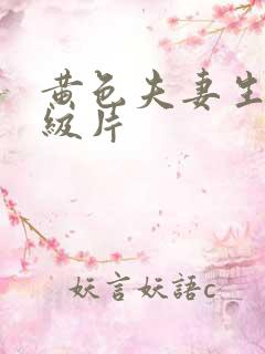 黄色夫妻生活一级片