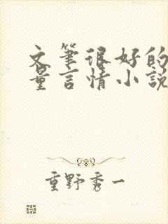 文笔很好的高质量言情小说