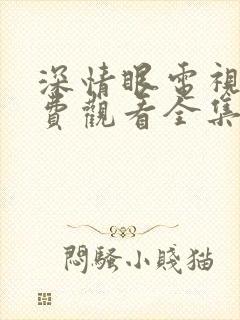 深情眼电视剧免费观看全集高清18集