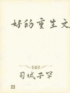 好的重生文推荐