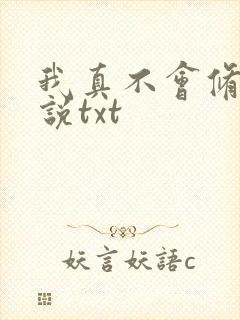 我真不会修仙小说txt