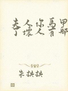 夫人你马甲又掉了坏人有哪些