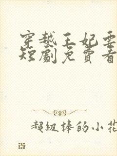 穿越王妃要和离短剧免费看