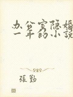 办公室隐婚是哪一年的小说