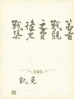 战后之战第30集免费观看全集