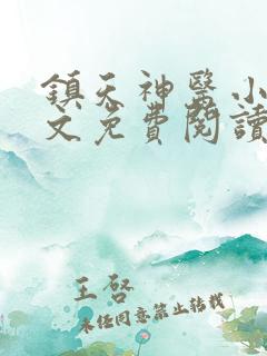 镇天神医小说全文免费阅读