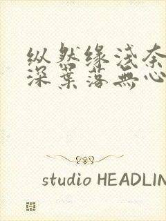 纵然缘浅奈何情深叶落无心