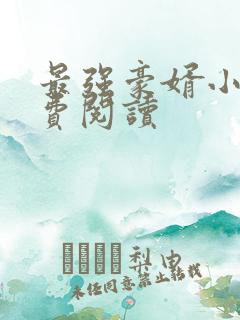 最强豪婿小说免费阅读