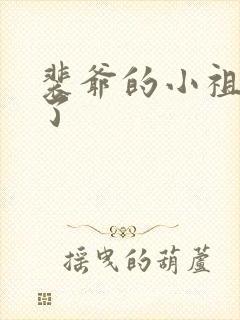 裴爷的小祖重生了