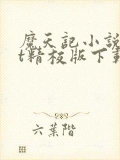 魔天记小说txt精校版下载