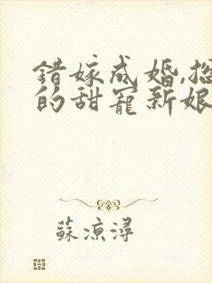 错嫁成婚,总裁的甜宠新娘