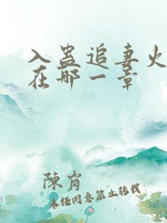入蛊追妻火葬场在哪一章
