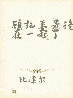 顾兆喜最后和谁在一起了