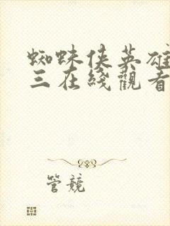 蜘蛛侠英雄无归三在线观看完整版正片