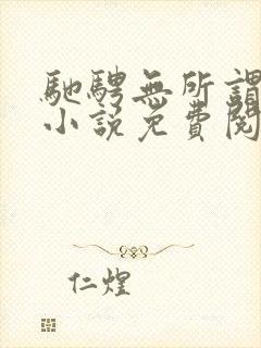 驰骋无所谓逆袭小说免费阅读全文