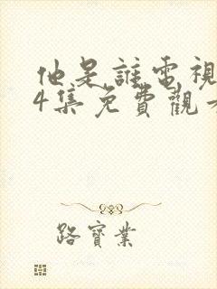 他是谁电视剧24集免费观看完整版