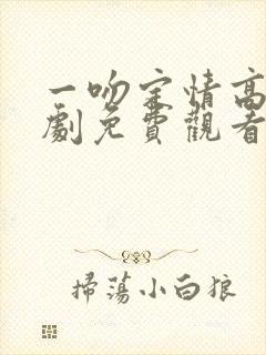 一吻定情高清日剧免费观看完整版