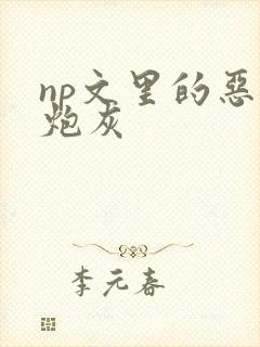 np文里的恶毒炮灰