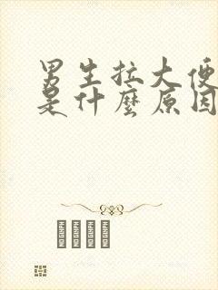 男生拉大便流血是什么原因