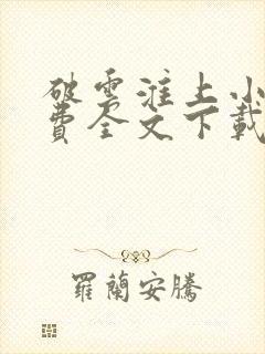 破云淮上小说免费全文下载