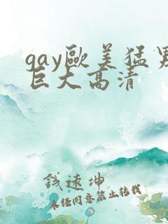 gay欧美猛男巨大高清