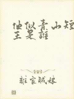 他似青山短剧男主是谁