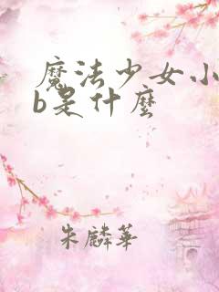 魔法少女小圆qb是什么