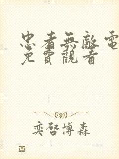 忠者无敌电视剧免费观看