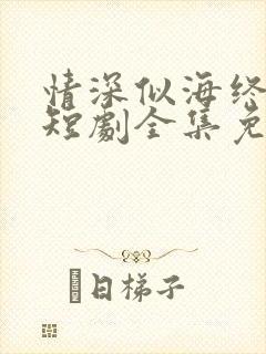 情深似海终成空短剧全集免费看