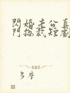 闪婚老公真是豪门总裁短剧免费观看