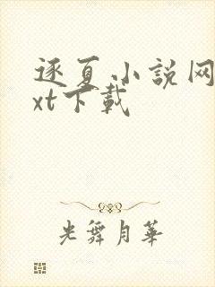 逐夏小说网盘txt下载