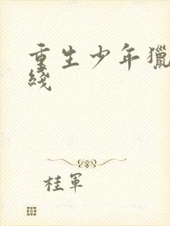 重生少年猎美在线