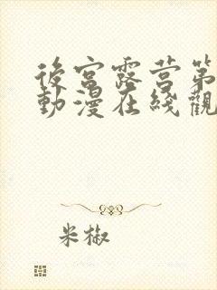 后宫露营第一季动漫在线观看