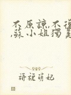 不原谅,不复合,苏小姐独美电子小说