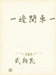 一边开车一边做