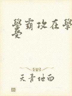 学霸攻在学校干受