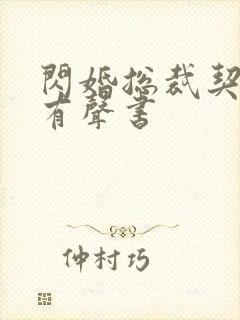 闪婚总裁契约妻有声书