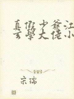 真假少爷江恒和玄学大佬小说