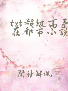 txt超级高手在都市小说下载