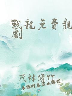 战龙免费观看短剧