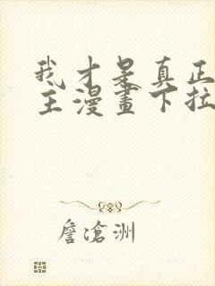 我才是真正的家主漫画下拉式