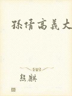 孙倩高义大团结